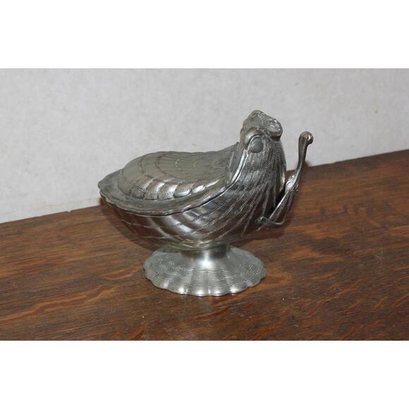 Corbell Other - Vintage Corbell and Company Silverplate Peacock Sugar Bowl and Spoon